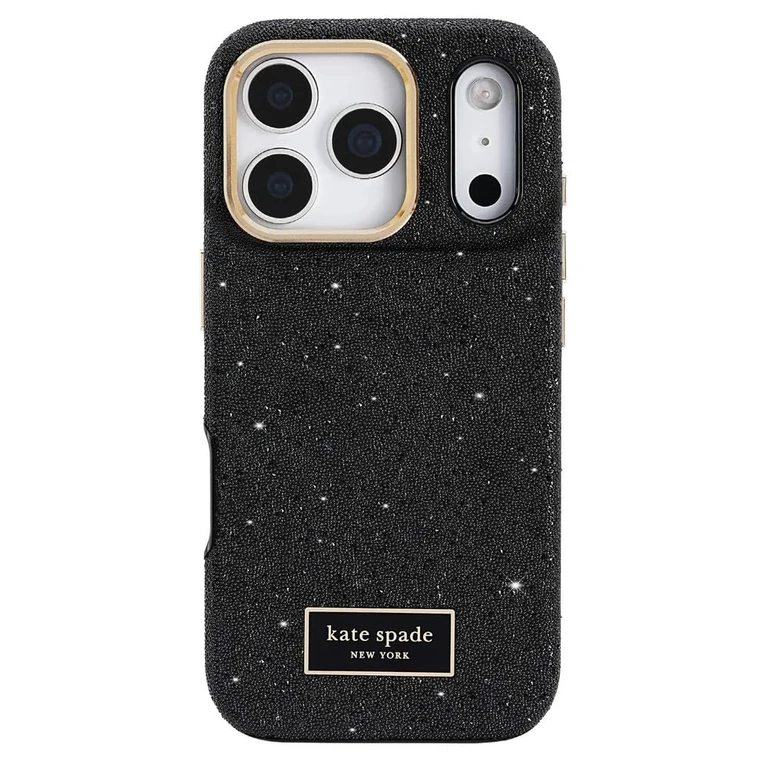 new york iPhone 17 Pro Case - Compatible with MagSafe - Designer Phone Case - Crystal Pave Nightfall