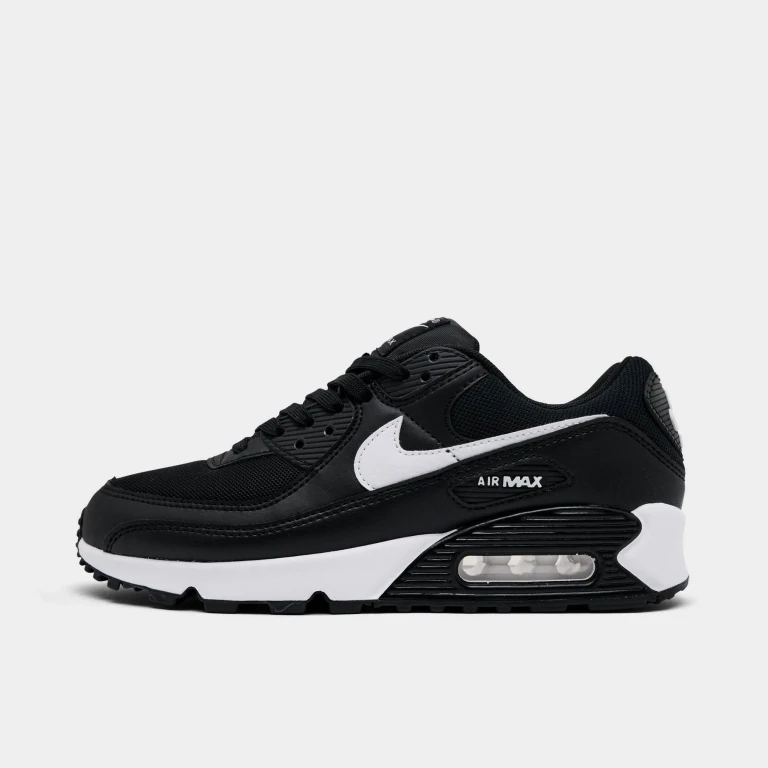 [dh8010-002] Womens Nike Air Max 90 'black White'