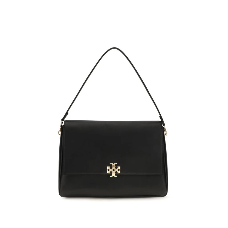 Tory Burch Black Calf Leather Bos Taurus Shoulder Bag - Women