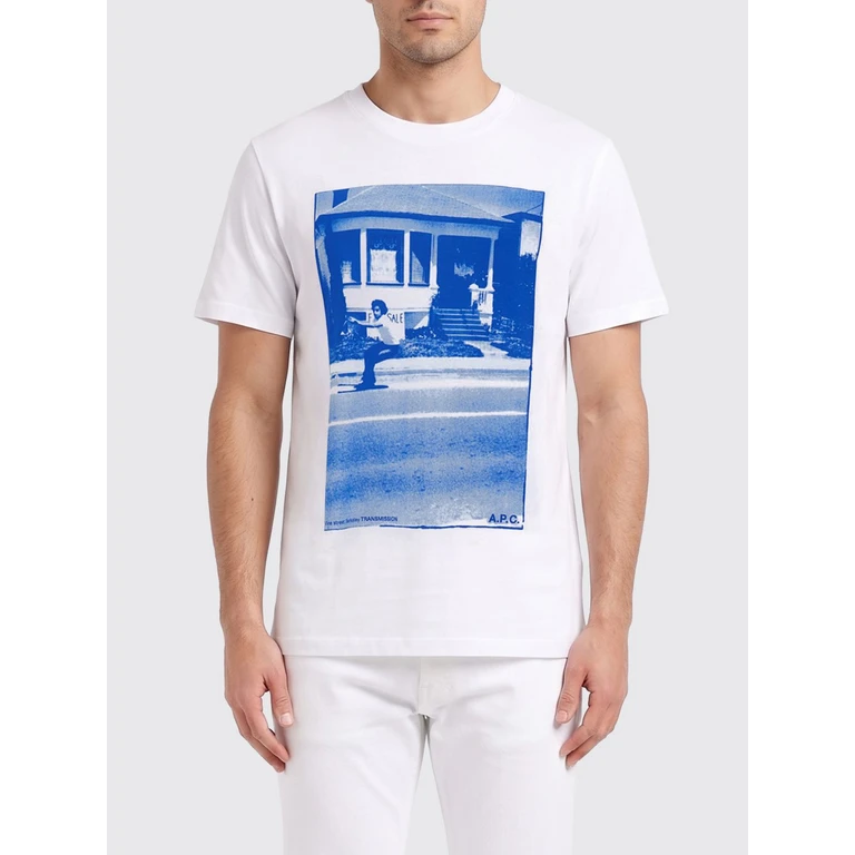 A. P.C. T-Shirt Men color White (COHBMH26578IAA)