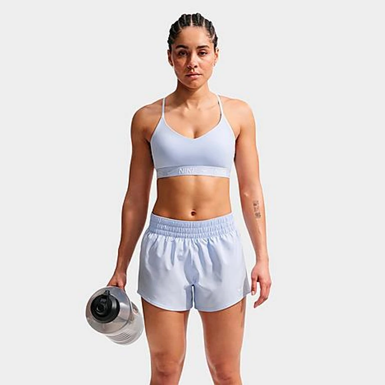 Nike Women's Dri-FIT Indy Light Support Padded Adjustable Sports Bra in Hydrogen Blue Size: XXS