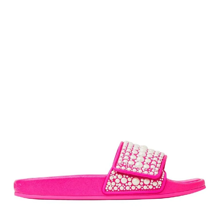 Fitz Slides With Pearl Embellishments, Brand Size 34 ( US Size 4 )