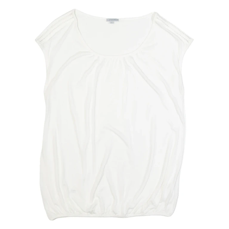 JIGSAW Womens Top White Sleeveless S