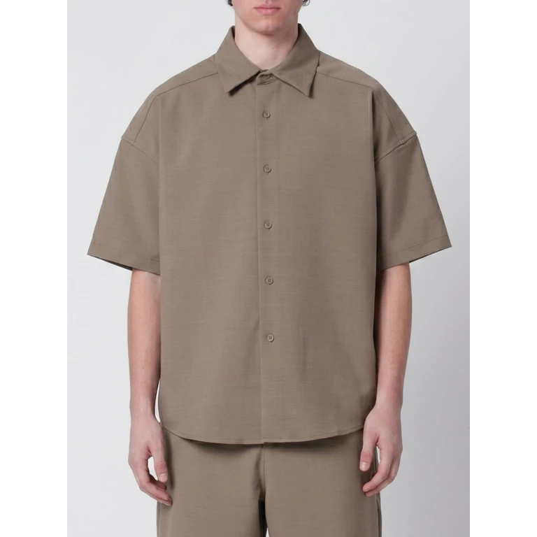 Shirt Men color Brown (ESSS26SR022426246)