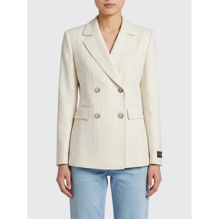 Jacket Woman color Cream (D48EI017E5A30)