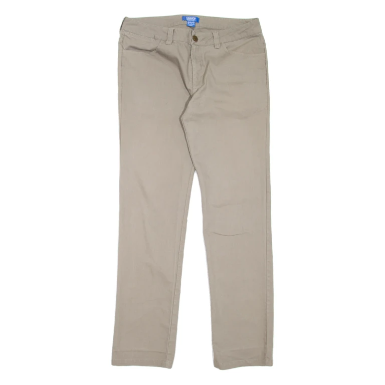 ADIDAS Mens Trousers Grey Slim Straight W33 L34