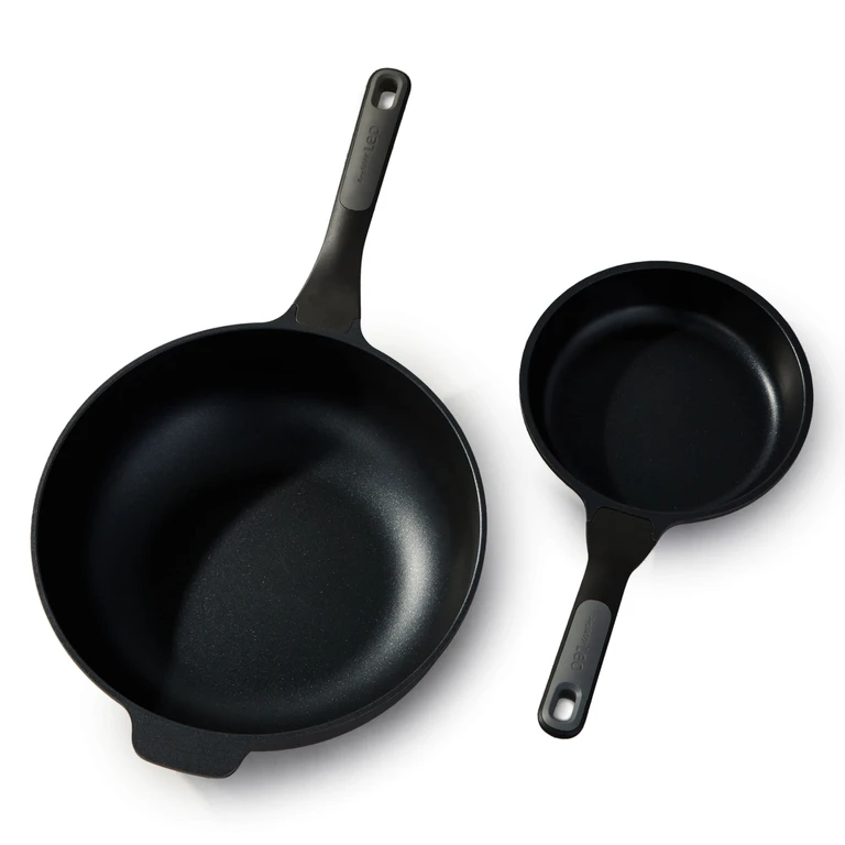 Leo Stone+ 2pc Nonstick Ceramic Stir Fry Set