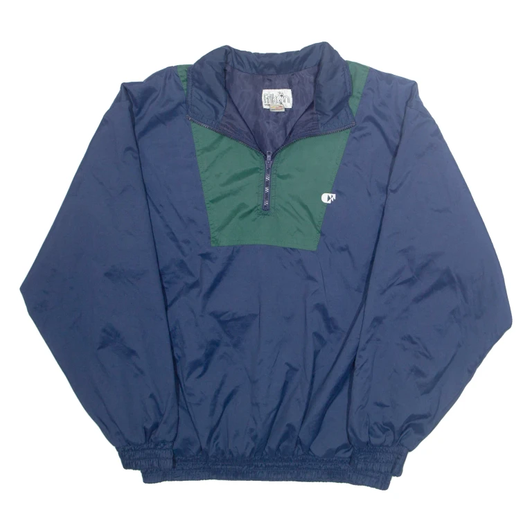 FRIKON Mens Pullover Jacket Blue L