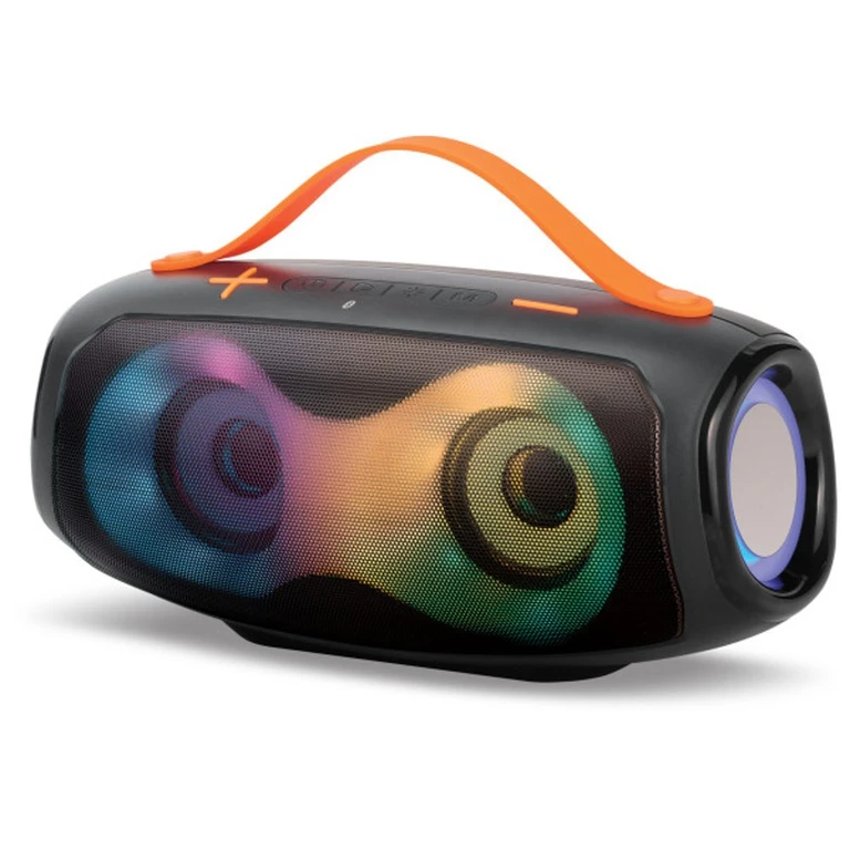 i Live IPX4 Splash Wireless Bluetooth Water-Resistant Speaker with LED Lights