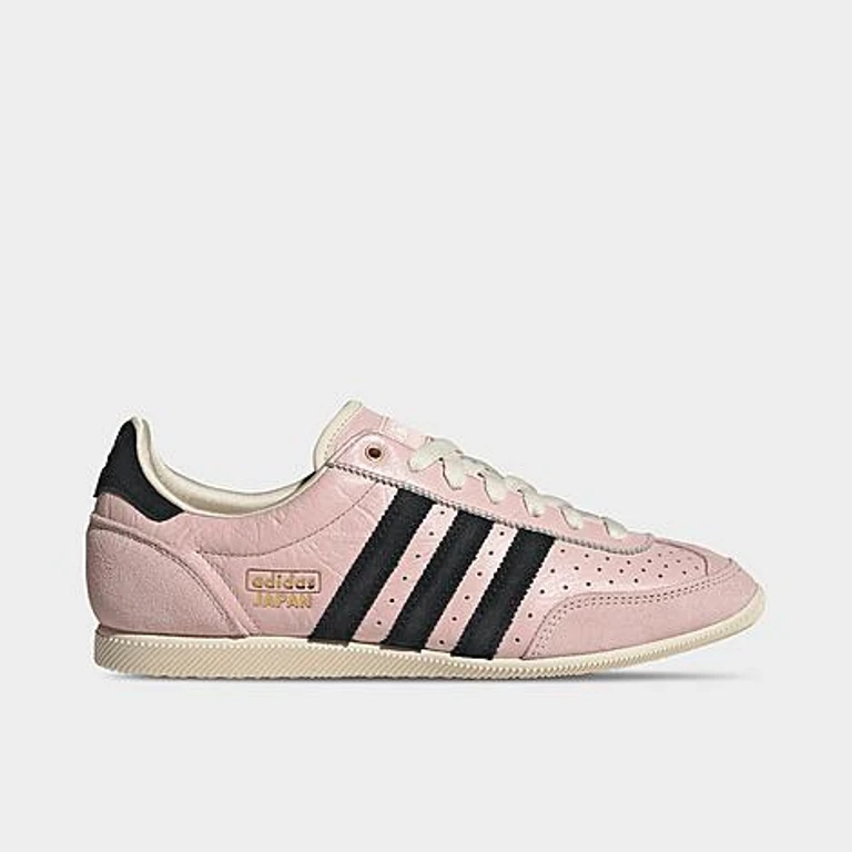 adidas Women's Originals Japan Casual Shoes in Sandy Pink/Core Black/Gold Metallic Size: 5.0