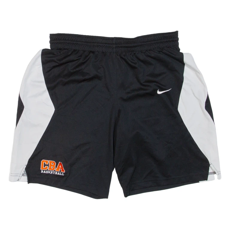 NIKE Mens Sports Shorts Black Relaxed M W30