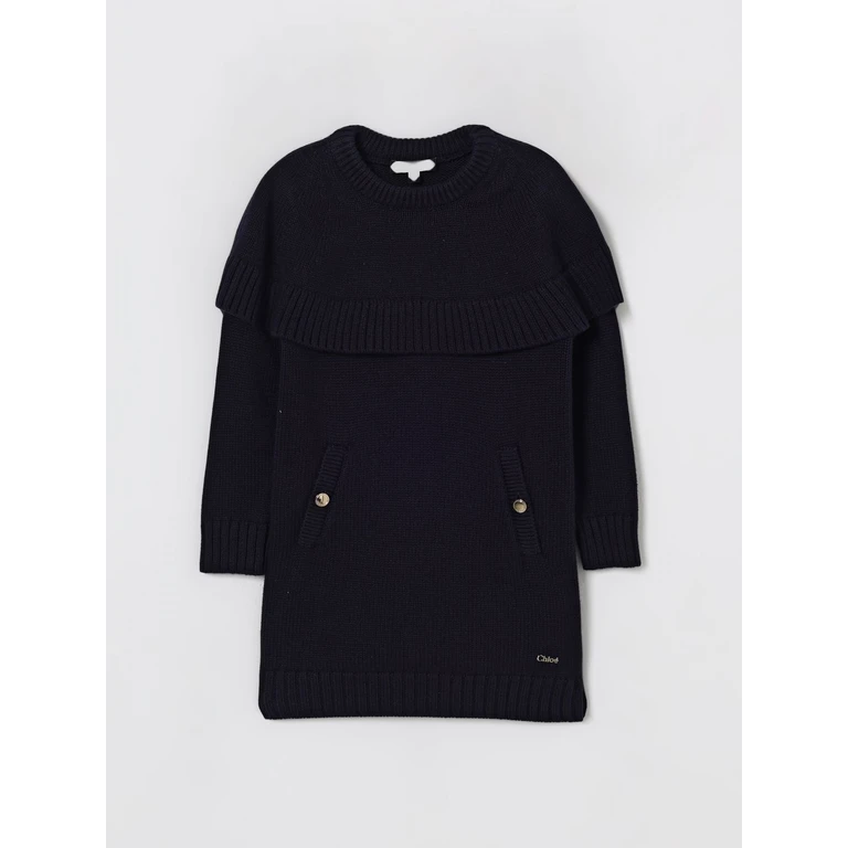 CHLOÉ Dress Kids color Blue (C20622859)