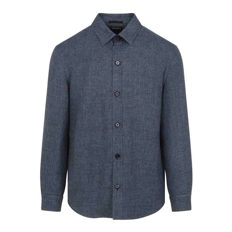 Zegna Chemise - Bleu (UHV75A3SOT52B07)