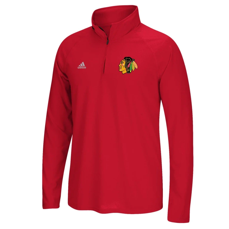 Men's NHL Chicago Blackhawks Ultimate 1/4 Zip Tee