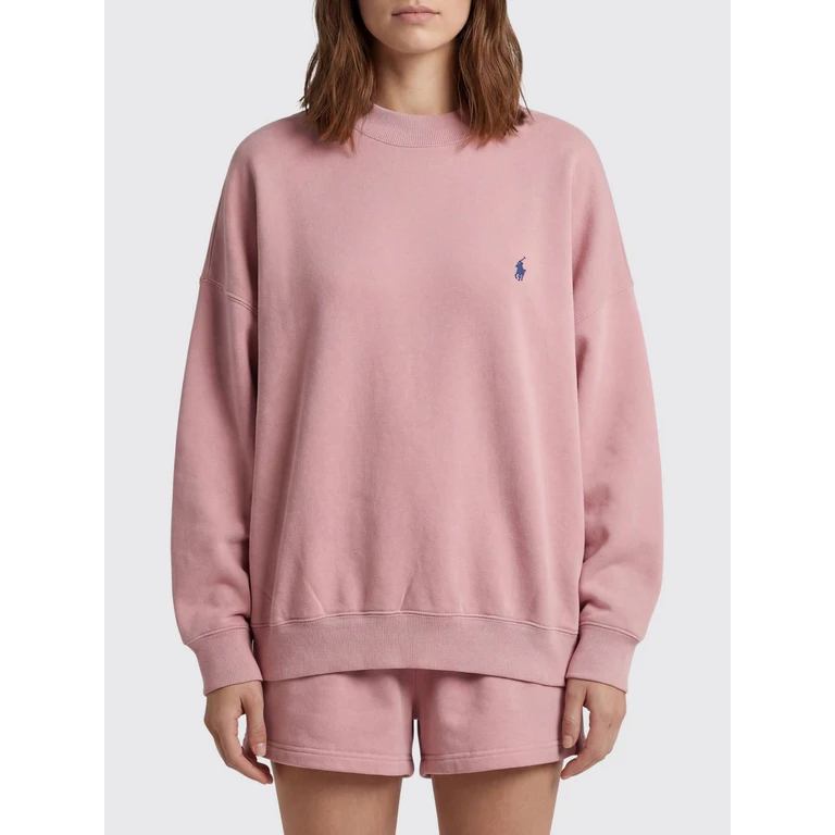 Cotton Crew Neck Sweatshirt with Logo (211A96258002)