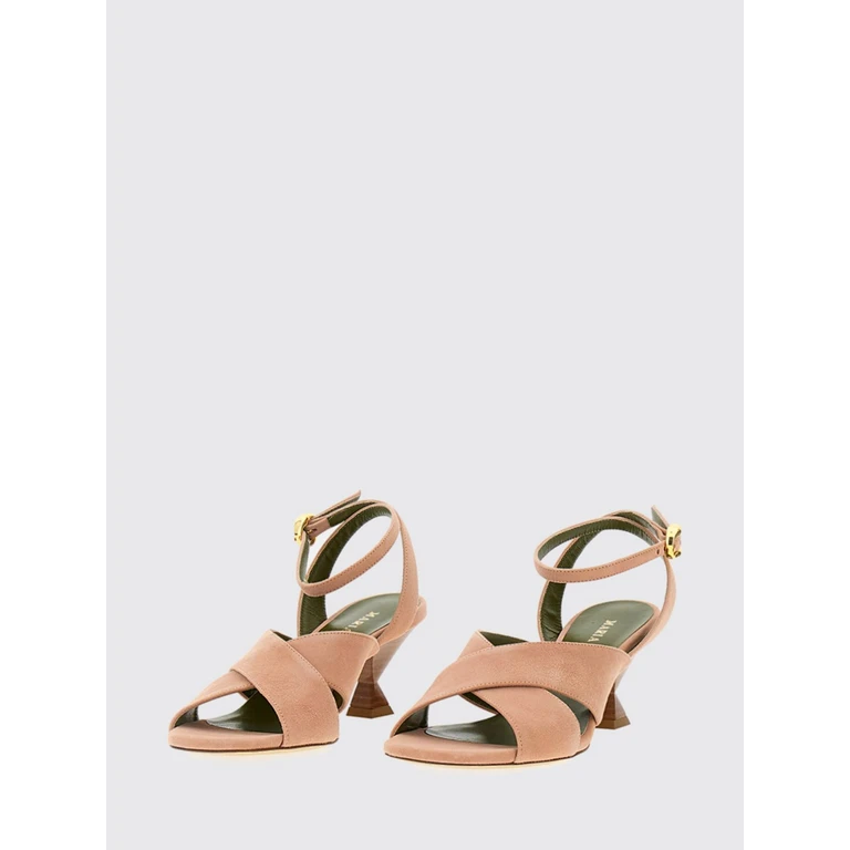 Osanna Suede Sandals with Cone Heel and Ankle Strap (DL46006A23010320)