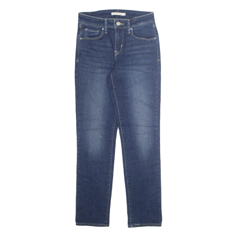 LEVI'S Womens Jeans Blue Regular Skinny Stone Wash W26 L28