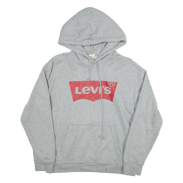 LEVI'S Womens Grey Hoodie S
