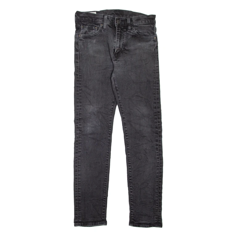 LEVI'S 510 BIG E Jeans Mens Black Slim Skinny W30 L30