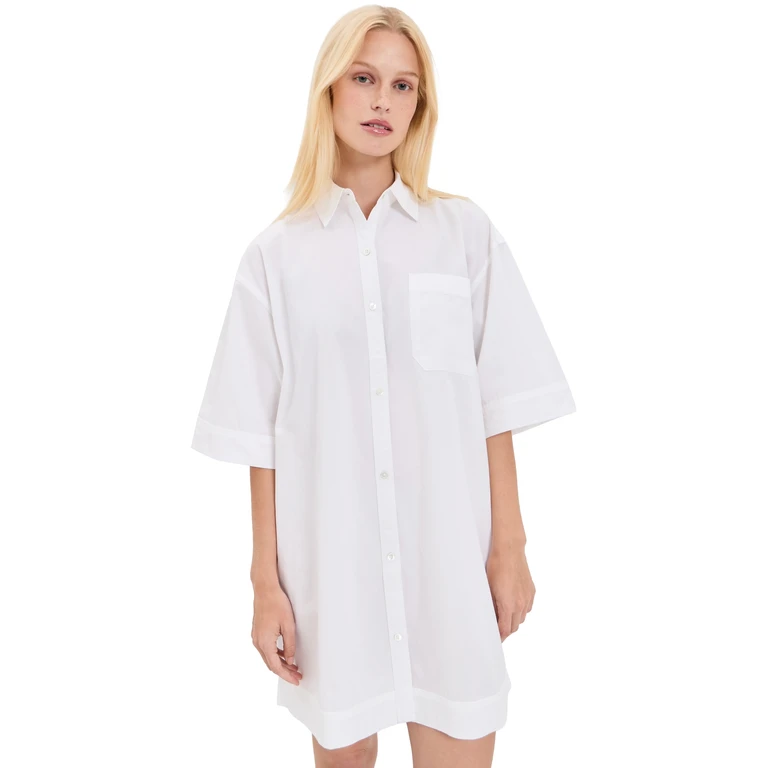 ATM Anthony Thomas Melillo Shirt Dress White XS