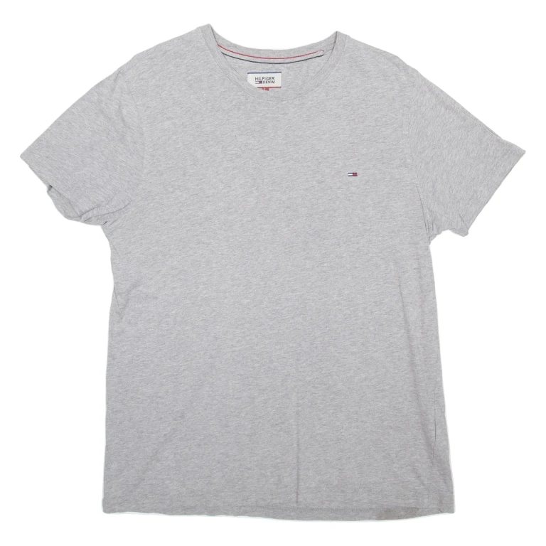 TOMMY HILFIGER Mens T-Shirt Grey M (JJ1-151024-5377)