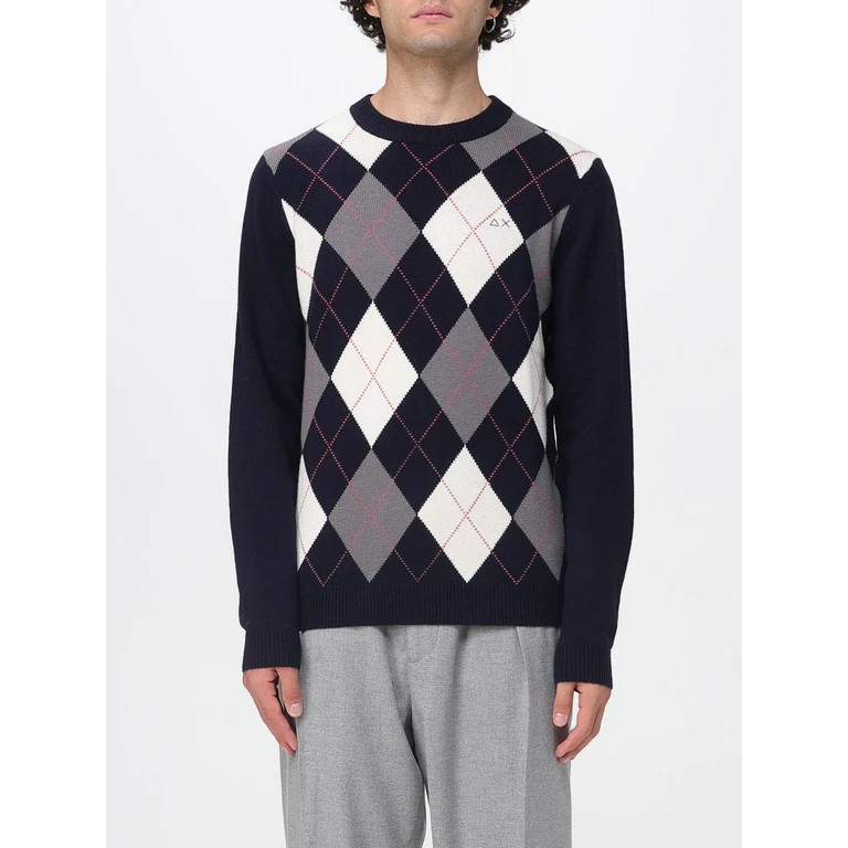 SUN68 Sweater Men color Navy (K451600747)