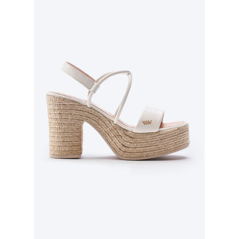 Viscata Elia Leather Espadrille Sandal Heels