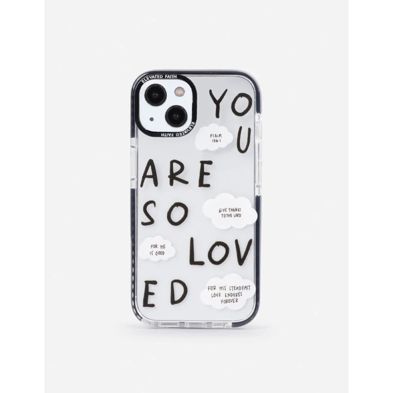 Black You Are So Loved Phone Case