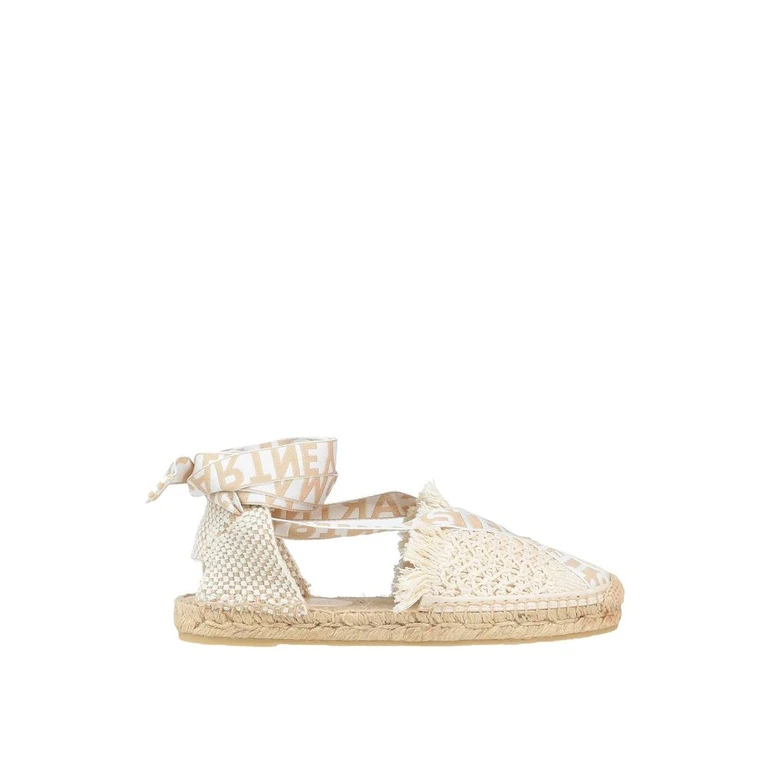 Stella McCartney Beige Canvas Espadrilles Shoe - Women