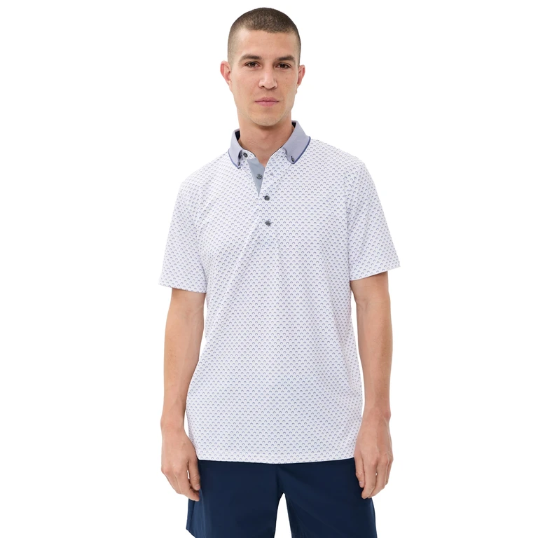 Greyson Angels Crest Polo Pink Sky XXL