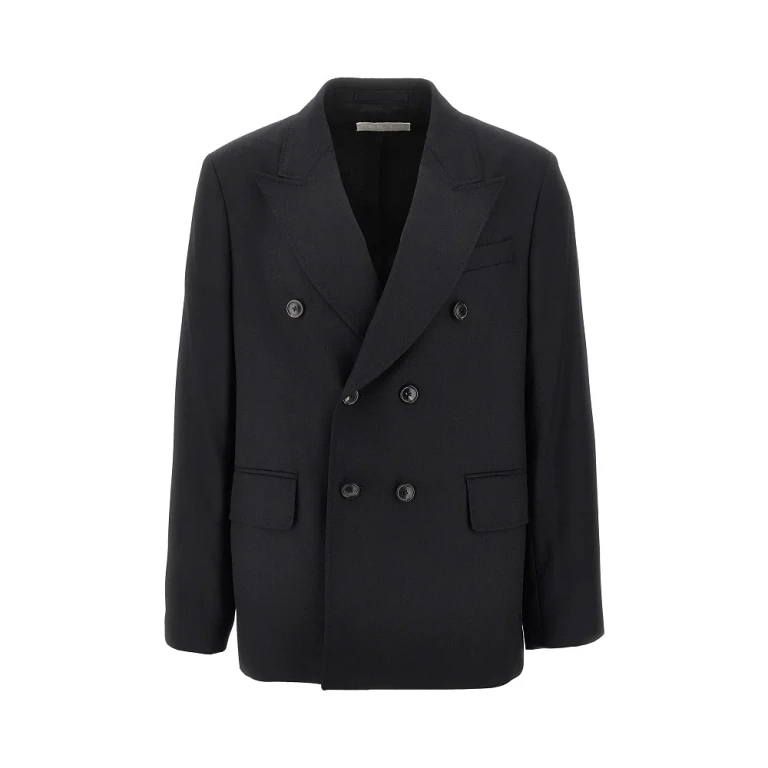 OUR LEGACY Wool unconstructed double-breasted blazer Man 52