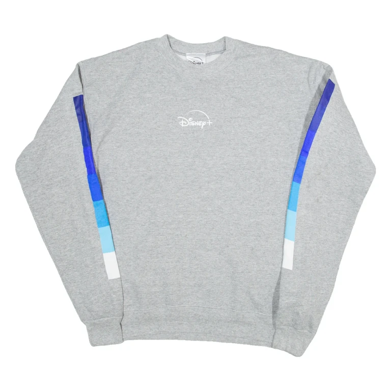 DISNEY Womens Sweatshirt Grey S