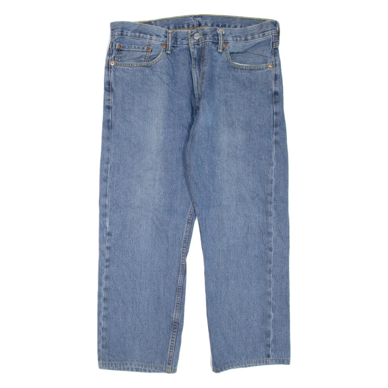 LEVI'S 505 Jeans Mens Blue Regular Straight W36 L26