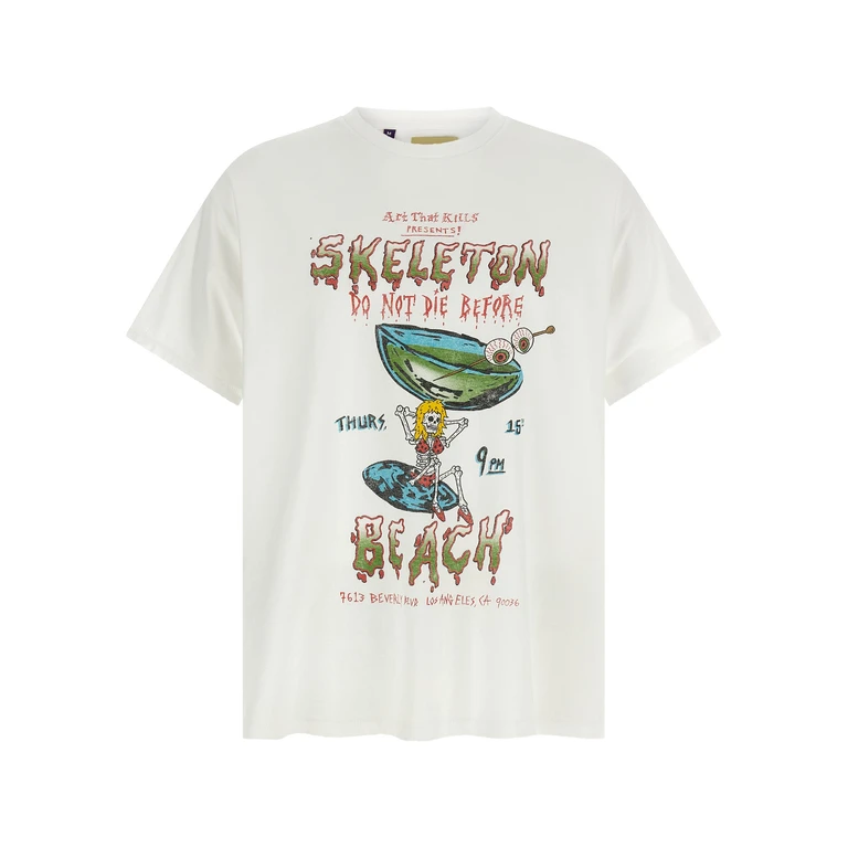 White Cotton T-Shirt - Men