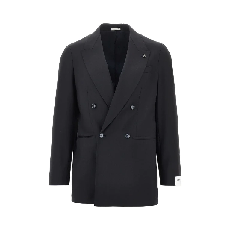 BRERAS 'Arezzo' wool double-breasted jacket Man 50