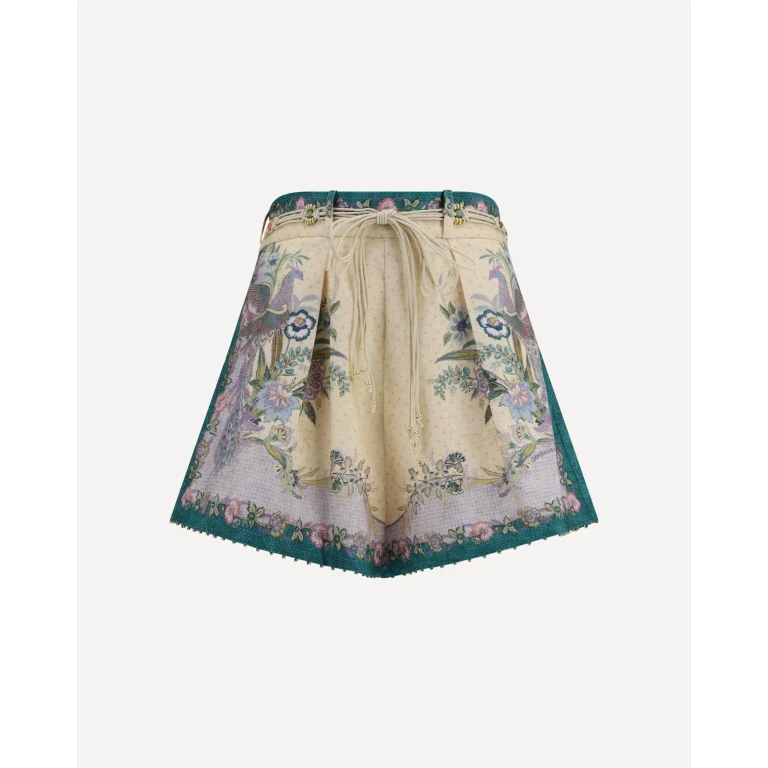 ZIMMERMANN Indra pleated Shorts Female 2