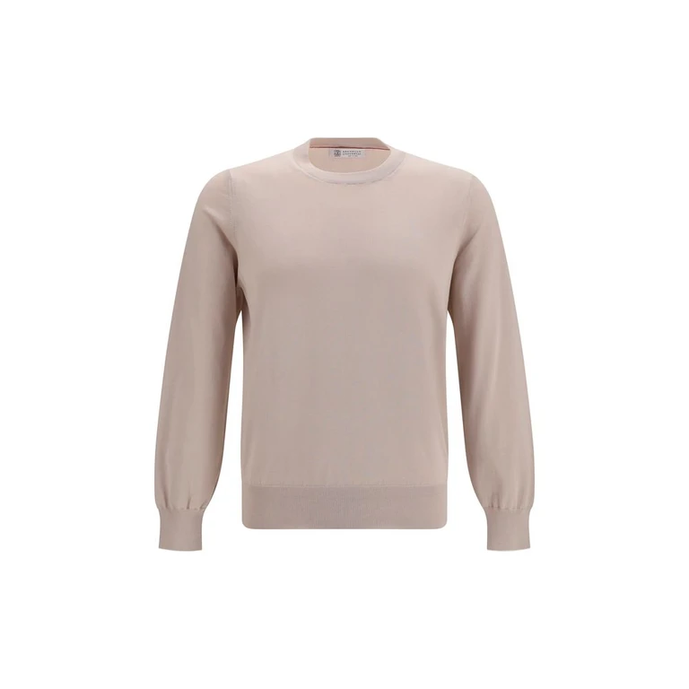 Brunello Cucinelli Beige Cotton Sweatshirt Clothing - Men