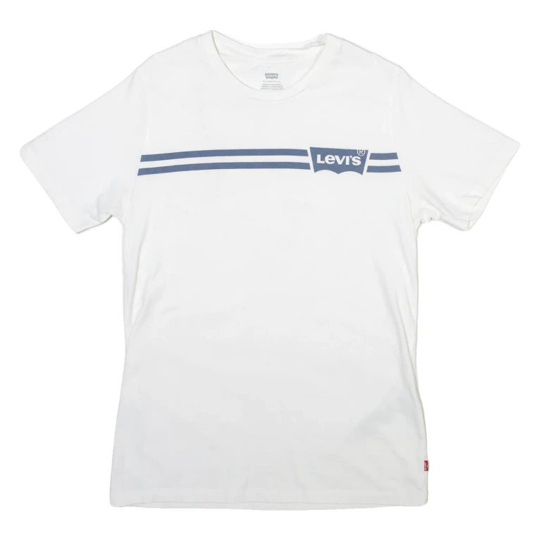LEVI'S Mens T-Shirt White M