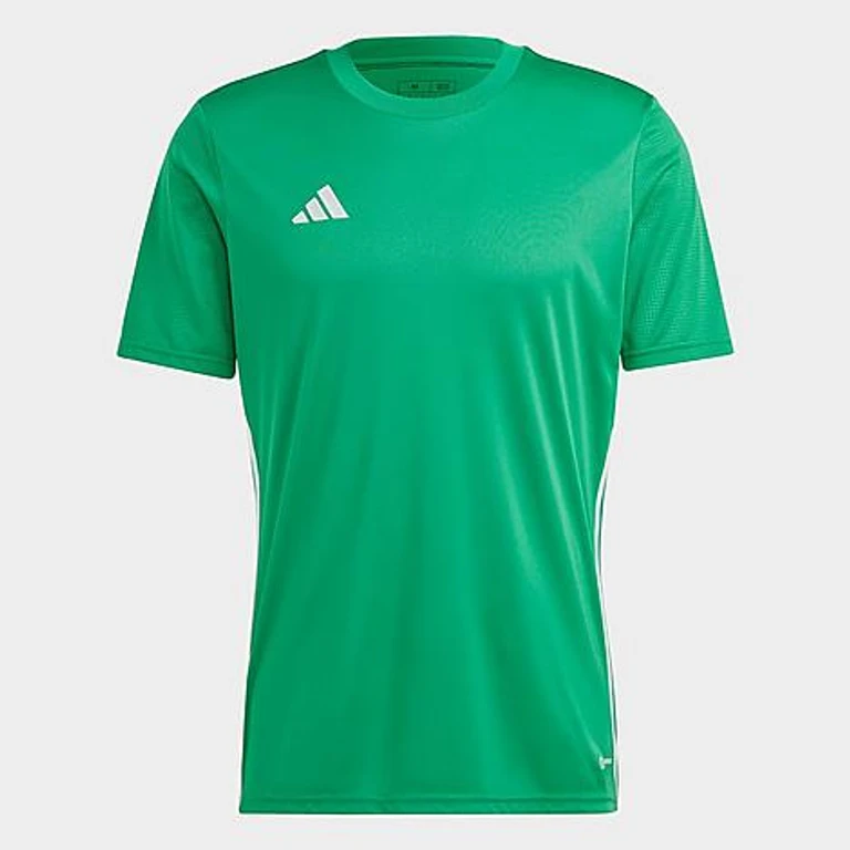 adidas Men's Tabela 23 Soccer Jersey in Team Green/White Size: XS