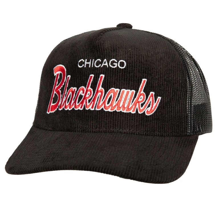 Men's NHL Times Up Trucker Blackhawks Ball Caps