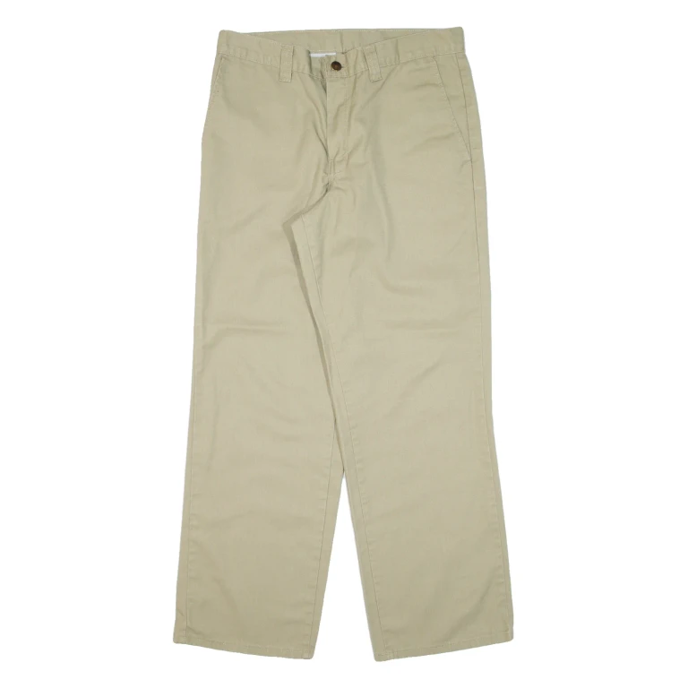 DICKIES Workwear Mens Trousers Beige Regular Straight W30 L30