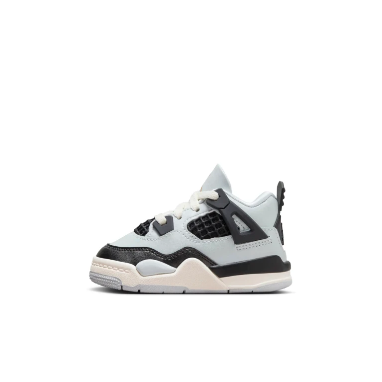 Toddlers Retro 4 'Platinum Gold Td' Sneakers