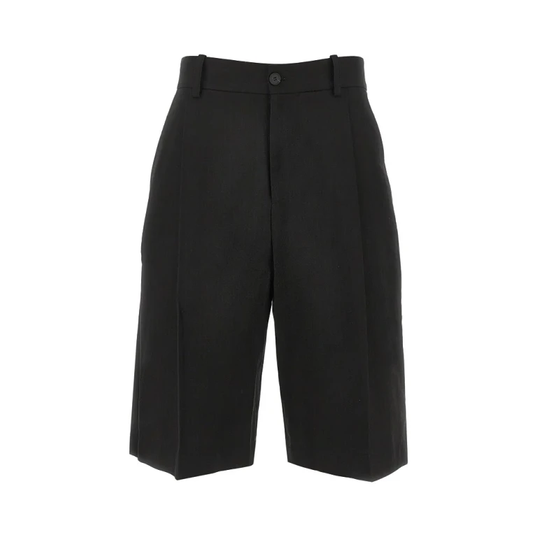 STUDIO NICHOLSON 'Fowld' Broken Twill shorts Man M