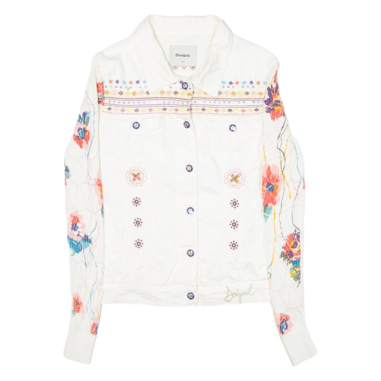 DESIGUAL Womens Jacket White S