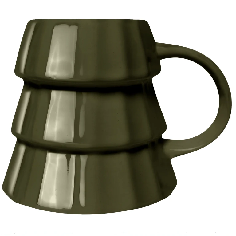 Green Tree 17 oz Figural Coffee Mug
