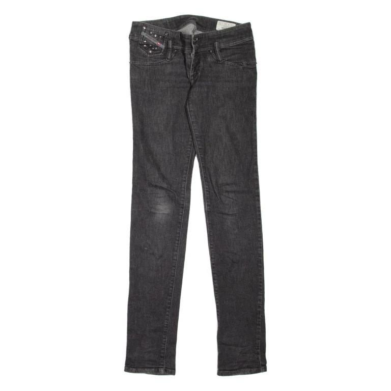 DIESEL Matic Womens Jeans Black Slim Skinny W26 L34