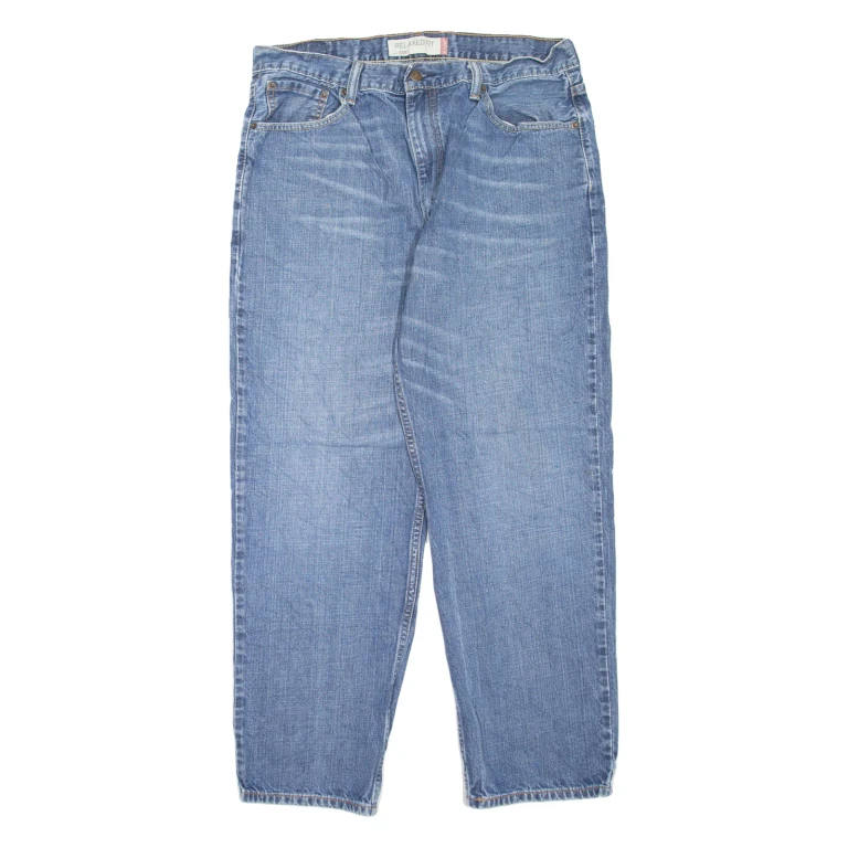 LEVI'S 550 Jeans Mens Blue Relaxed Tapered Stone Wash W36 L30