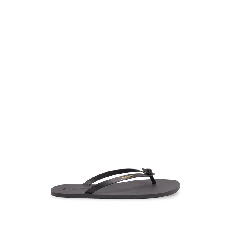 Saint Laurent Party Low Rubber Sandals