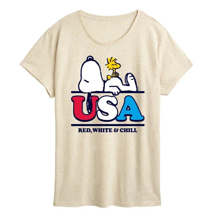 Red White and Chill - Women's Short Sleeve Graphic T-Shirt