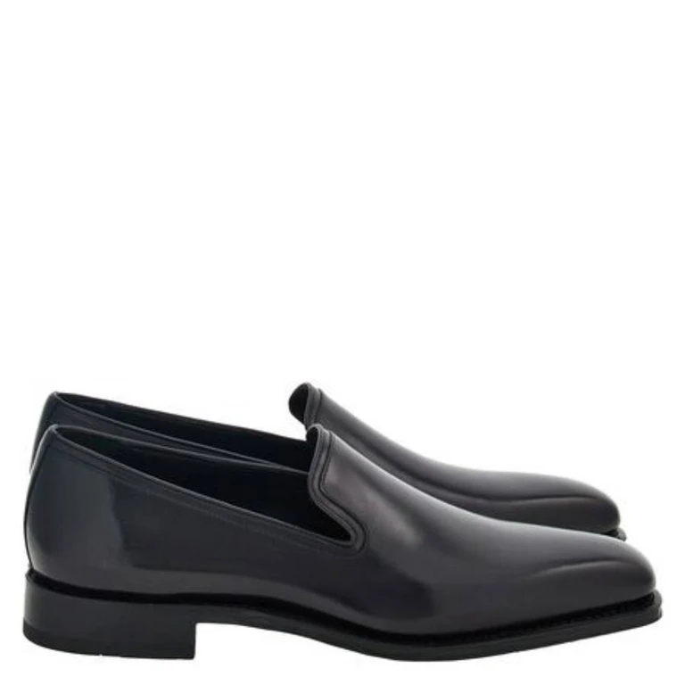 Ferragamo Dorio Leather Slip-On Loafers, Size 9 E